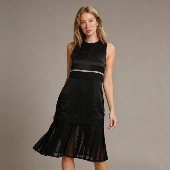 3.1 Phillip Lim Dresses & Skirts - $695 3.1 Phillip Lim Women's Black Round Neck Sleeveless Silk Belt Dress Size 4